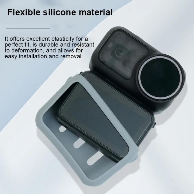 CYNOVA Silicone Case For DJI Osmo Nano Vision Dock Protective Cover(Black) - Case & Bags by CYNOVA | Online Shopping UK | buy2fix