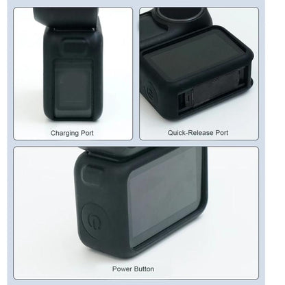 CYNOVA Silicone Case For DJI Osmo Nano Vision Dock Protective Cover(Gray) - Case & Bags by CYNOVA | Online Shopping UK | buy2fix