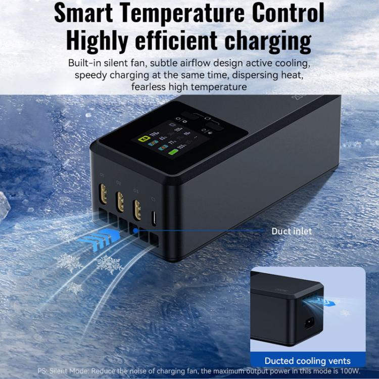 For DJI Matrice 4T / 4E LKTOP UC342 200W 3-Channel Charger Aerial Photography Charging Butler US Plug - Charger by LKTOP | Online Shopping UK | buy2fix