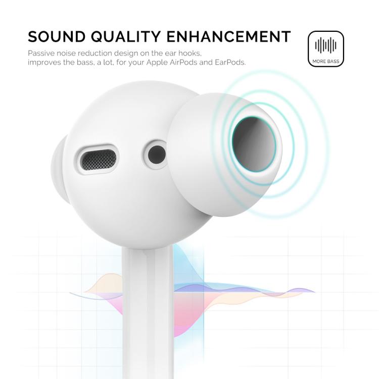 For AirPods 1 / 2 AhaStyle PT66 3pairs Silicone In-Ear Soundproof Ear Case, Color: Small Light Blue - Anti-dust & Ear Caps by AhaStyle | Online Shopping UK | buy2fix