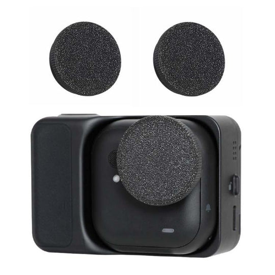 For Insta360 GO Ultra 2pcs Lens Cap Scratch-Resistant Plastic Cover(Black)