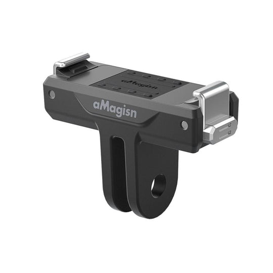 aMagisn TN10 Bidirectional Magnetic Quick Release Mount For DJI Nano / Osmo 360 II / Osmo 360 / Action 5 Pro / 4 / 3(Black)