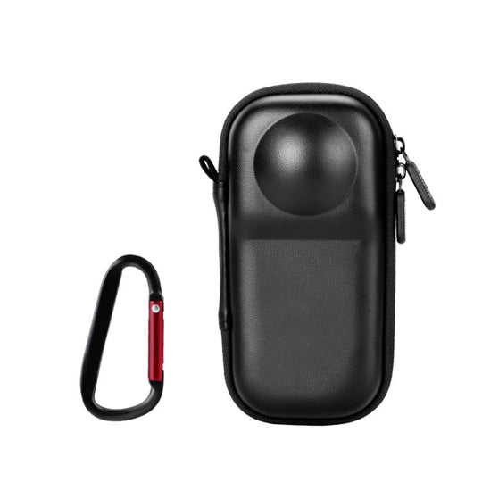 For Insta360 X5 Flymile Panoramic Camera Cage-Style Handheld Storage Bag(Black)