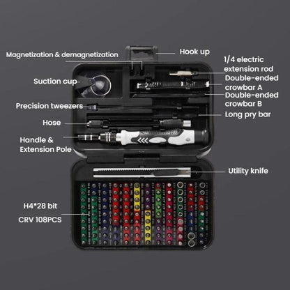 CREATIONSPACE YDL-21132 132pcs Multi-Functional Precision Screwdriver Set Laptop Phone Disassembly Tools - Screwdriver Set by CREATIONSPACE | Online Shopping UK | buy2fix