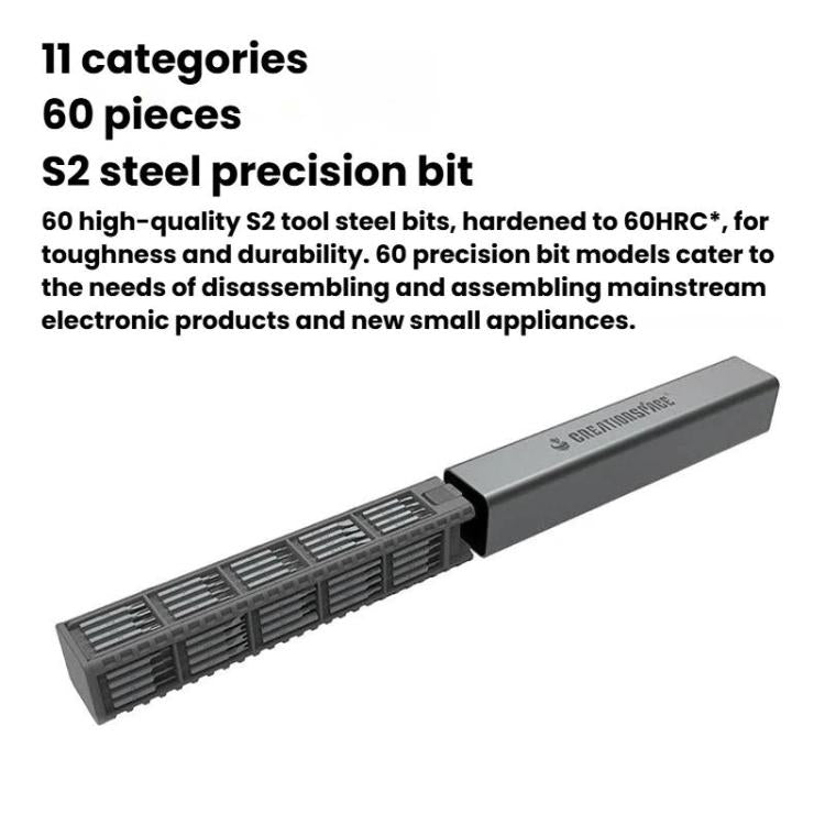 CREATIONSPACE HCS01A 71pcs Multi-Functional Manual Screwdriver Set Mobile Phone Computer Repair Disassembly Tool Kit - Screwdriver Set by CREATIONSPACE | Online Shopping UK | buy2fix