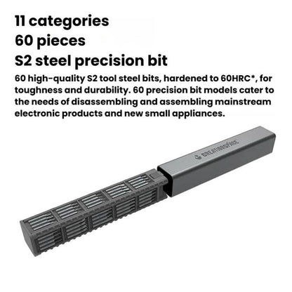 CREATIONSPACE HCS01A 71pcs Multi-Functional Manual Screwdriver Set Mobile Phone Computer Repair Disassembly Tool Kit - Screwdriver Set by CREATIONSPACE | Online Shopping UK | buy2fix