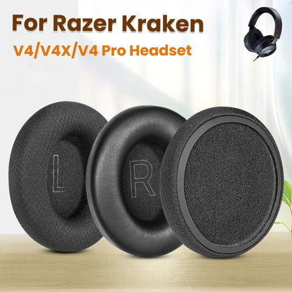 1pair Replacement Ear Pads For Razer Kraken V4/V4X/V4 Pro Headset Ear Cushions Soccer Mesh - Earmuff & Pad by buy2fix | Online Shopping UK | buy2fix