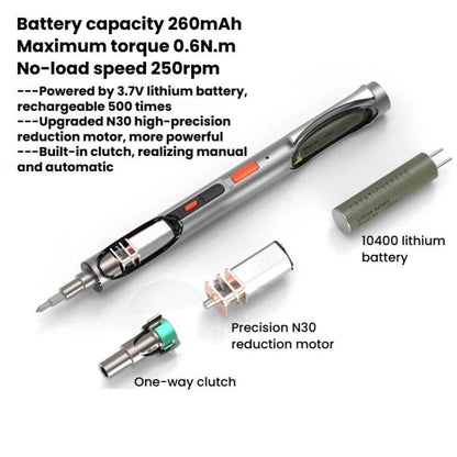 CREATIONSPACE CS0801A 29pcs High-Torque Electric Screwdriver Set For Mobile Phone Repair - Screwdriver Set by CREATIONSPACE | Online Shopping UK | buy2fix