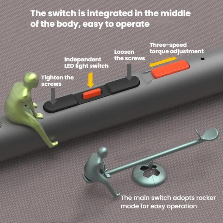 CREATIONSPACE CS0801A 29pcs High-Torque Electric Screwdriver Set For Mobile Phone Repair - Screwdriver Set by CREATIONSPACE | Online Shopping UK | buy2fix