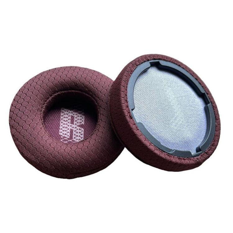 1pair Earpads for JBL LIVE 400BT / 460NC Headphones Breathable Mesh Fabric Ear Cushions(Red) - Earmuff & Pad by buy2fix | Online Shopping UK | buy2fix
