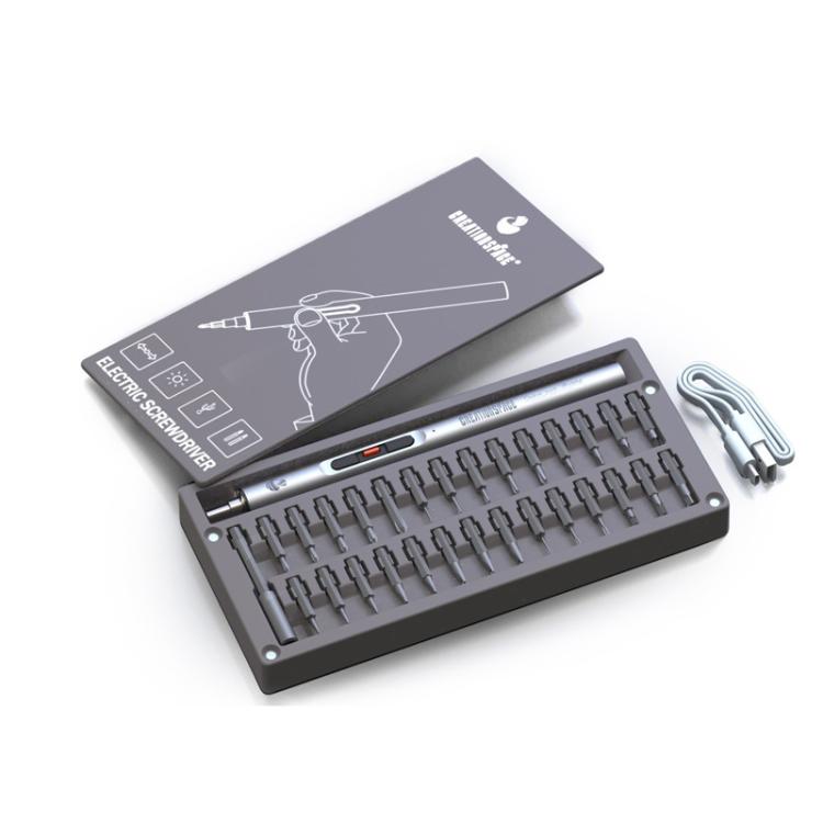 CREATIONSPACE CS0305A 31pcs Mini Rechargeable Electric Screwdriver Set - Screwdriver Set by CREATIONSPACE | Online Shopping UK | buy2fix