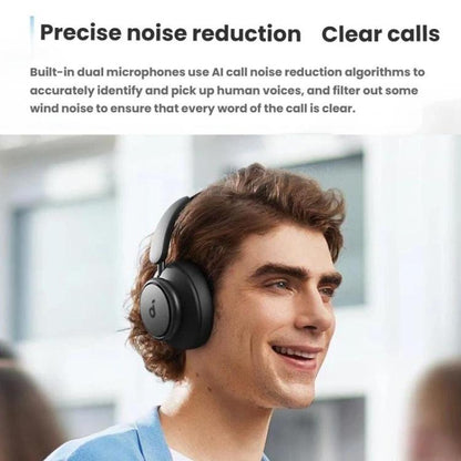 ANKER Soundcore Space Q45 Headband Wireless Bluetooth Headset(Black) - Headset & Headphone by ANKER | Online Shopping UK | buy2fix