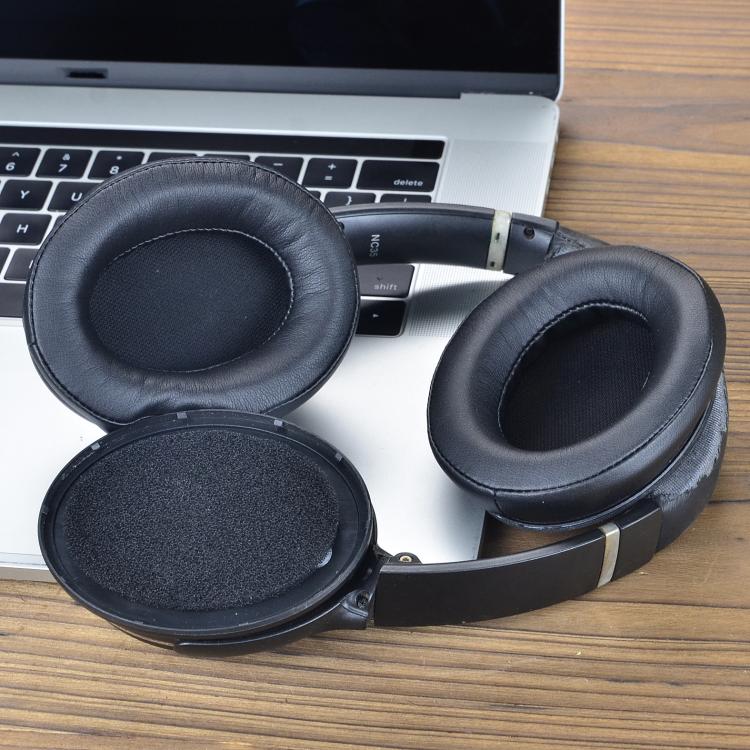 For Srhythm NC25/NC35 Headphones 2pcs Replacement Ear Cushions Ear Pads(Black) - Earmuff & Pad by buy2fix | Online Shopping UK | buy2fix