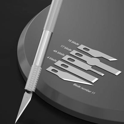 MaAnt M077 150pcs /Box Double-sided Flat Blade Cell Phone Repair Back Cover Removal Artistic Engraving Knife Blade, Spec: No. 17 - Others by MaAnt | Online Shopping UK | buy2fix