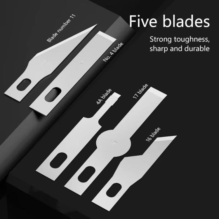 MaAnt M077 150pcs /Box Double-sided Flat Blade Cell Phone Repair Back Cover Removal Artistic Engraving Knife Blade, Spec: No. 4A - Others by MaAnt | Online Shopping UK | buy2fix