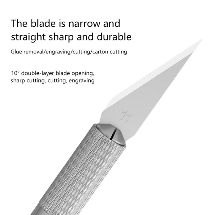 MaAnt M077 150pcs /Box Double-sided Flat Blade Cell Phone Repair Back Cover Removal Artistic Engraving Knife Blade, Spec: No. 4A - Others by MaAnt | Online Shopping UK | buy2fix