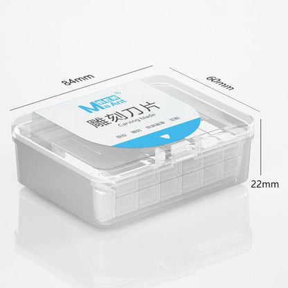 MaAnt M077 150pcs /Box Double-sided Flat Blade Cell Phone Repair Back Cover Removal Artistic Engraving Knife Blade, Spec: No. 17 - Others by MaAnt | Online Shopping UK | buy2fix