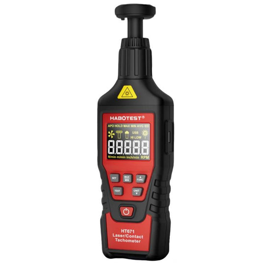 HABOTEST Photoelectric Digital Display Handheld Tachometer(HT671)