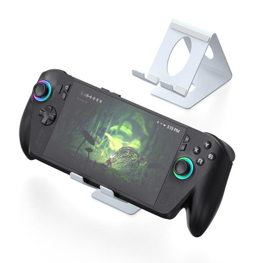 JYS Universal Metal Desktop Stand for Handheld Consoles Compatible with ROG Xbox Ally/X, Switch, Steam Deck & Lenovo Legion Go(White)