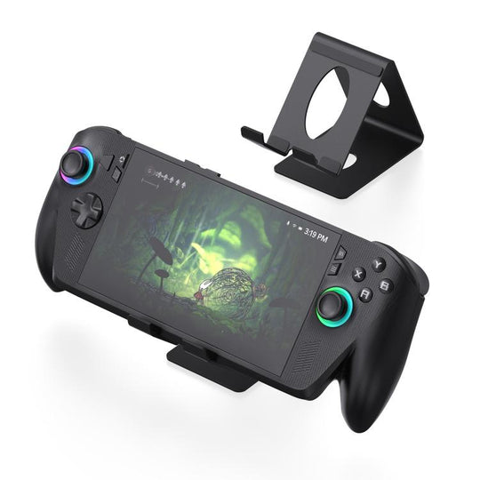JYS Universal Metal Desktop Stand for Handheld Consoles Compatible with ROG Xbox Ally/X, Switch, Steam Deck & Lenovo Legion Go(Black)