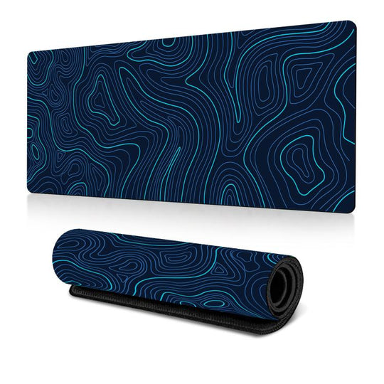 Abstract Line Texture Mouse Pad Non-Slip Desk Mat For Office, Gaming, Size: 300x600x2mm(No. 18)