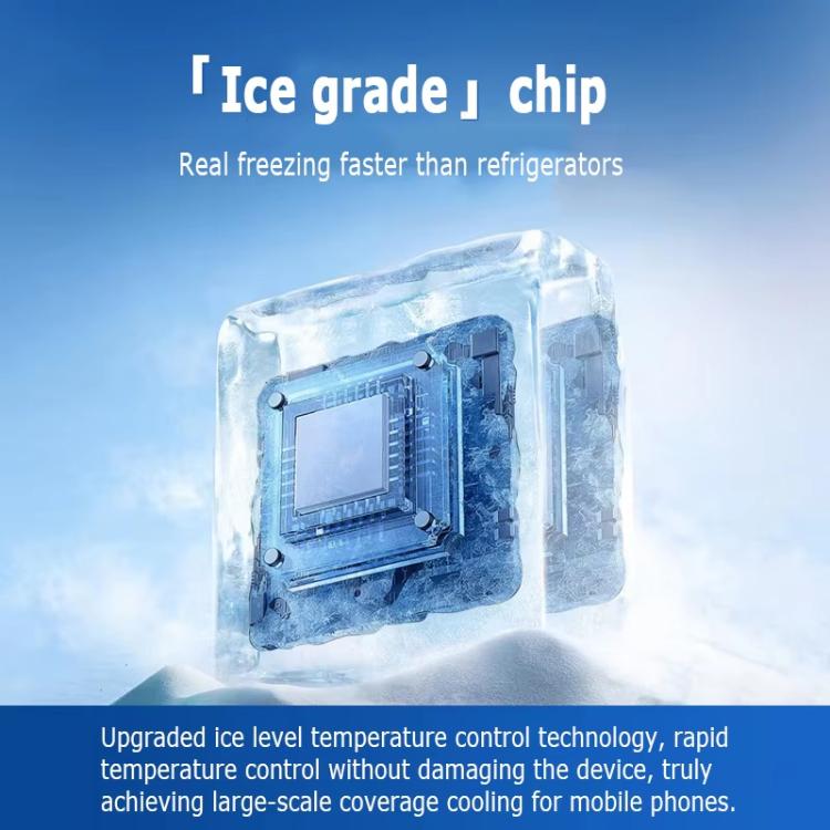 S4 Magnetic Suction / Back Clip Semiconductor Cooling Mobile Phone Digital Display Radiator(White) - Cooling Fan Radiator by buy2fix | Online Shopping UK | buy2fix