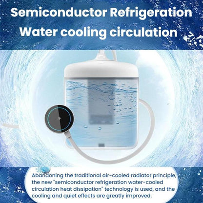 S4 Magnetic Suction / Back Clip Semiconductor Cooling Mobile Phone Digital Display Radiator(White) - Cooling Fan Radiator by buy2fix | Online Shopping UK | buy2fix