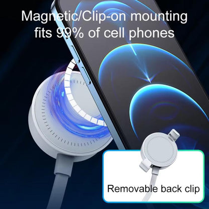 S4 Magnetic Suction / Back Clip Semiconductor Cooling Mobile Phone Digital Display Radiator(White) - Cooling Fan Radiator by buy2fix | Online Shopping UK | buy2fix