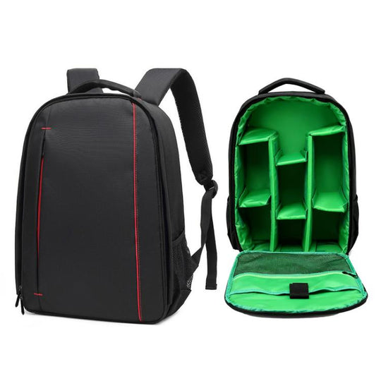 Outdoor Waterproof Large Capacity DSLR Camera Bag Multi-Functional Laptop Backpack(Green)