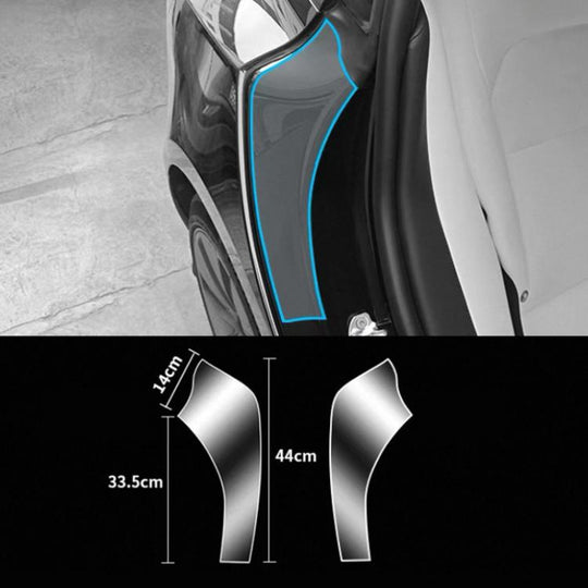 For Tesla Model 3 Transparency Rear Inner Door Anti-Scratch Protective Film
