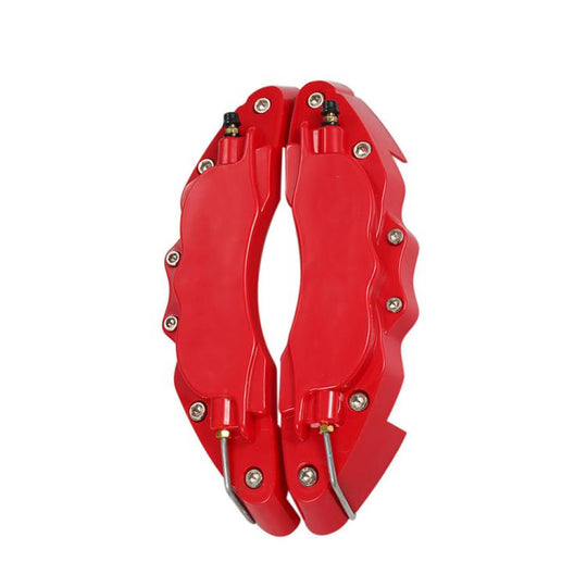 2pcs /Set Car High-Temperature Resistant Brake Caliper Cover Kit, Color: S Red