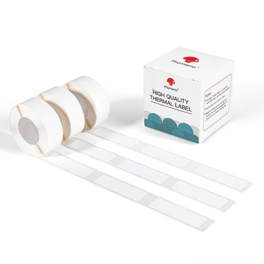 Phomemo 12mmx40mm-160pcs White Thermal Self-Adhesive Labels For D30 Printer