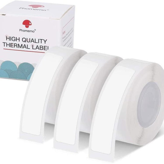 Phomemo 14mmx40mm-160pcs White Thermal Self-Adhesive Labels For D30 Printer