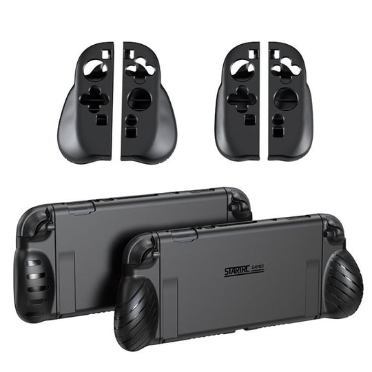 For Nintendo Switch 2 STARTRC GAMES Handheld Protective Case Split Dual Grip Case(Black)