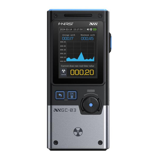 FNIRSI GC-03 3 In 1Electromagnetic Nuclear Radiation Detector For Seafood Environmental Use(Black)