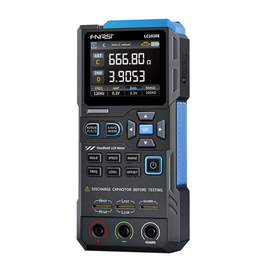 FNIRSI LC1020E Handheld Digital Bridge Tester Capacitance Resistance Inductance Tester