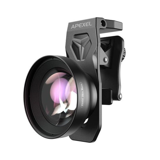 APEXEL HB100 Ultra Macro Lens for Smartphones 50-110mm Telephoto Zoom, F1.05 Large Aperture HD Lens(Black)