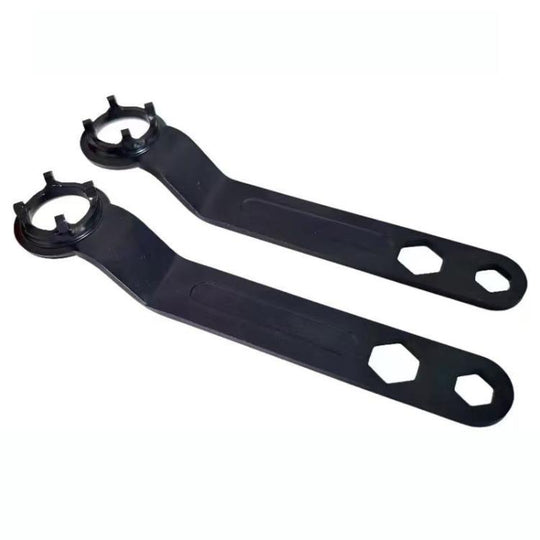 2pcs Thickened Four-Jaw Angle Grinder Wrench Grinding Wheel Disassembly Assembly Tools