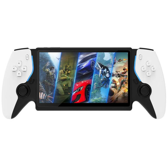 7.0 Inch Handheld Open-Source Game Console With High-Definition Arcade Battles, Color: P5 White