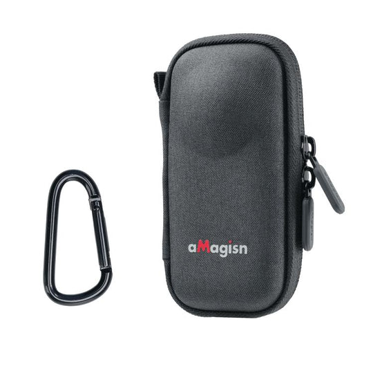 aMagisn Portable Camera Body Case for Insta360 X6 / X4 Air / X4 / X5 Compact Protective Storage Bag(Black)
