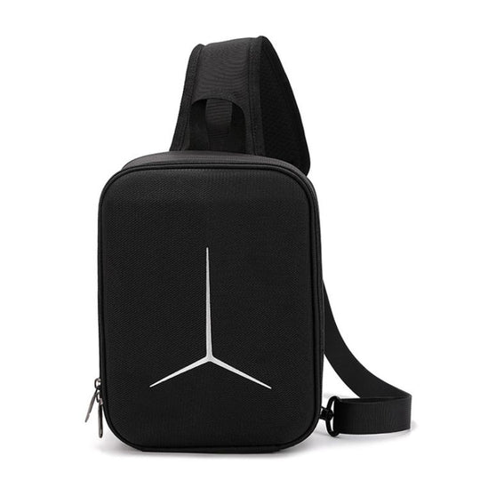 For DJI Neo 2 BKano Outdoor Portable Hard Shell Smooth Fly Kit Organizer Bag Mini Chest Bag(Black)