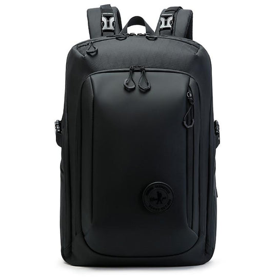 BANGE FW-225 Large-Capacity Water-Repellent Travel Backpack Outdoor Lightweight Shock-Absorbing Backpack(Black)