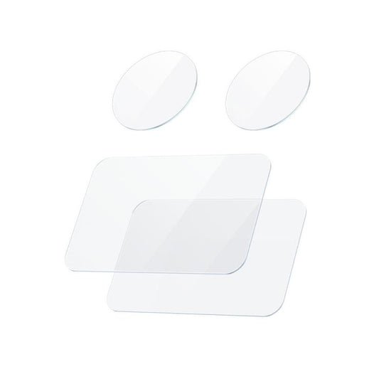 For DJI Osmo Nano TELESIN Tempered Glass Screen Protector + Camera Lens Soft Film(2sets)