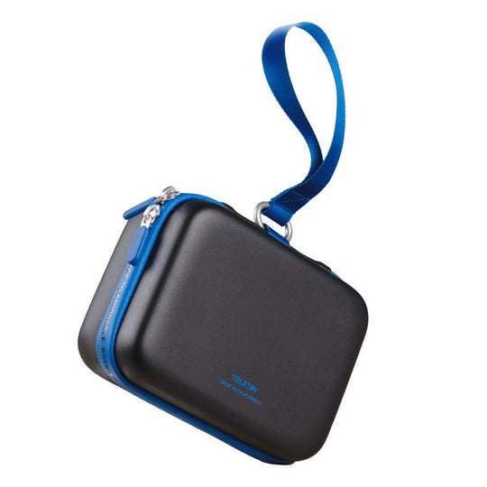 TELESIN DisAdv Medium Hard Shell Carrying Case Storage Bag for DJI Osmo Action 6 / 5 Pro / 4 / 3(Black Blue)