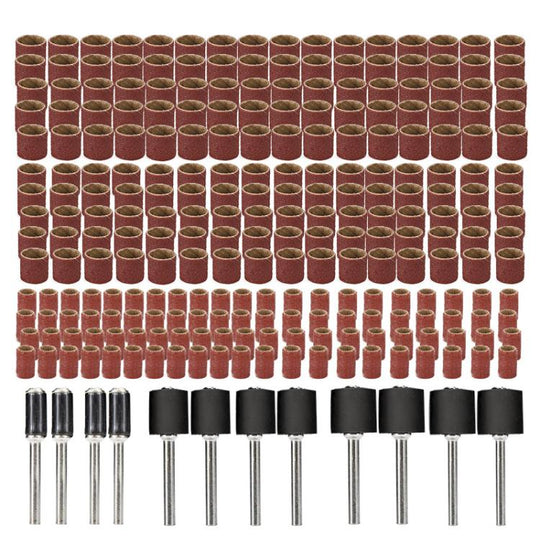 252pcs Electric Grinding Head Sanding Rings Polishing Tool Set For Wood Metal
