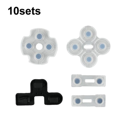For PS2 10sets Gamepad Conductive Rubber Button Soft Pad