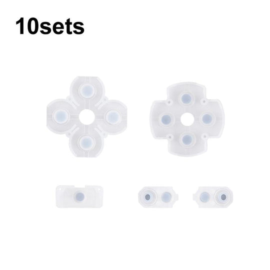 For PS4 10sets 5.0 Gamepad Conductive Rubber Button Soft Pad