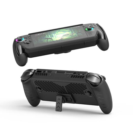 JYS TPU Protective Case for ASUS ROG Xbox Ally / X Console with Kickstand(Black)