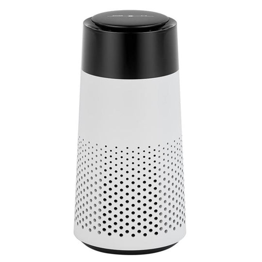 Car Air Purifier Home Office Desktop Negative Ion Running Light Portable Smoke Purifier(White)