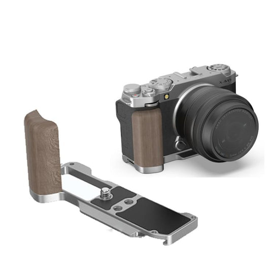 For Fujifilm X-M5 Walnut L-Plate Camera Expansion Accessories Arca-Swiss Quick Release Metal Base
